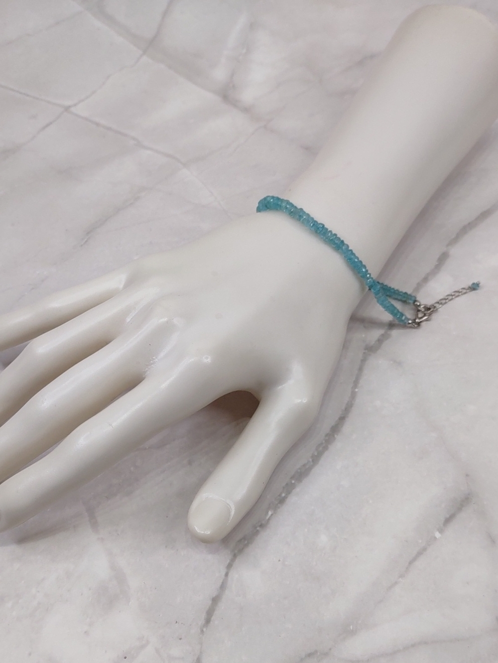 Artisan Crafted Apatite Gemstones Bracelet